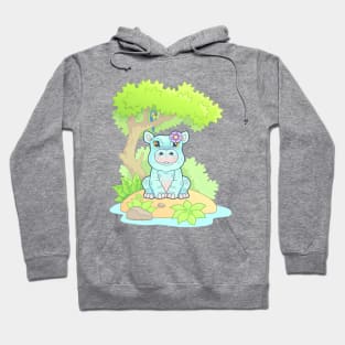 little cute hippo Hoodie